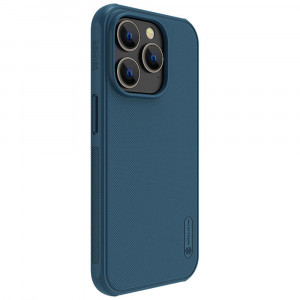 Husa telefon iPhone 14 Pro Max - Nillkin Super Frosted Shield Pro - Blue - Img 1