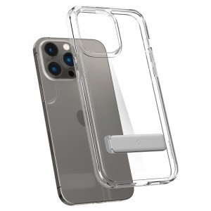 Husa telefon iPhone 14 Pro Max - Spigen Ultra Hybrid S - Crystal Clear - Img 3
