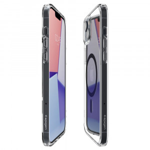 Husa telefon iPhone 14 - Spigen Ultra Hybrid MagSafe - Black - Img 2