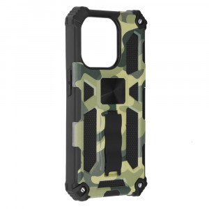 Husa telefon iPhone 15 Pro - Techsuit Blazor Series - Camo Lime - Img 1