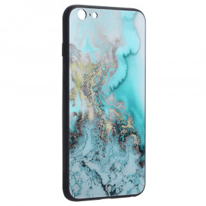 Husa telefon iPhone 6 / 6S - Techsuit Glaze Series - Blue Ocean - Img 2