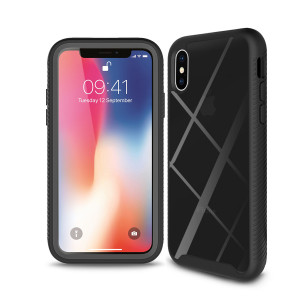 Husa telefon iPhone X / XS + Folie - Techsuit Defense360 Pro - Black - Img 1