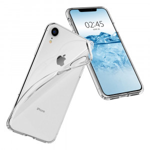Husa telefon iPhone XR - Spigen Liquid Crystal - Clear - Img 4