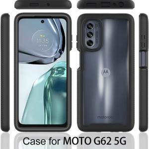 Husa telefon Motorola Moto G62 5G + Folie - Techsuit Defense360 Pro - Negru - Img 3