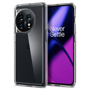 Husa telefon OnePlus 11 - Spigen Ultra Hybrid - Clear - Img 1
