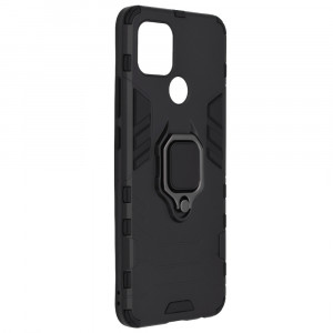 Husa telefon Oppo A15 / A15s - Techsuit Silicone Shield - Black - Img 2