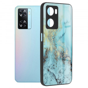 Husa telefon Oppo A57 4G / A57s / OnePlus Nord N20 SE - Techsuit Glaze Series - Blue Ocean - Img 1