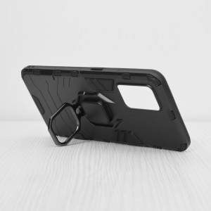 Husa telefon Oppo A74 4G / A95 4G - Techsuit Silicone Shield - Black - Img 3