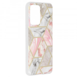 Husa telefon Oppo Reno7 5G / Find X5 Lite 5G - Techsuit Marble Series - Pink Hex - Img 2