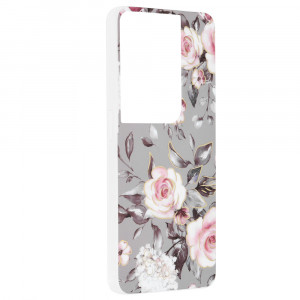 Husa telefon Oppo Reno8 Pro - Techsuit Marble Series - Bloom of Ruth Gray - Img 2