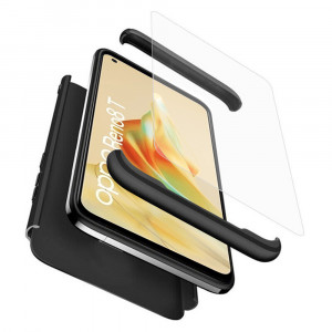 Husa telefon Oppo Reno8 T + Folie - GKK 360 - Black - Img 1