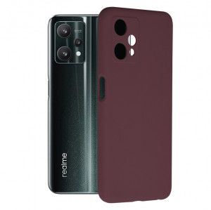 Husa telefon Realme 9 5G / Realme 9 Pro - Techsuit Soft Edge Silicone - Plum Violet - Img 1