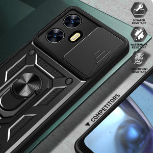 Husa telefon Realme C55 - Techsuit CamShield Series - Black - Img 2