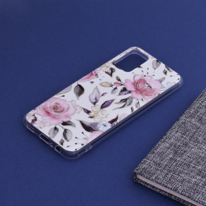 Husa telefon Samsung Galaxy A03s - Techsuit Marble Series - Chloe White - Img 4