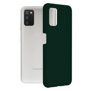 Husa telefon Samsung Galaxy A03s - Techsuit Soft Edge Silicone - Dark Green - Img 1