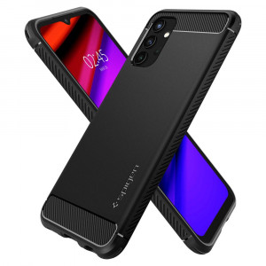 Husa telefon Samsung Galaxy A13 4G - Spigen Rugged Armor - Black - Img 2