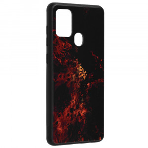 Husa telefon Samsung Galaxy A21s - Techsuit Glaze Series - Red Nebula - Img 2