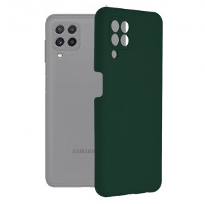 Husa telefon Samsung Galaxy A22 4G - Techsuit Soft Edge Silicone - Dark Green - Img 1