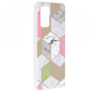 Husa telefon Samsung Galaxy A32 4G - Techsuit Marble Series - Purple Hex - Img 2