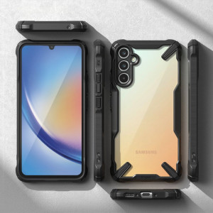 Husa telefon Samsung Galaxy A34 5G - Ringke Fusion X - Black - Img 3