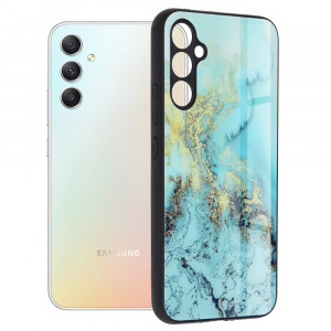 Husa telefon Samsung Galaxy A34 5G - Techsuit Glaze Series - Blue Ocean