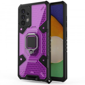 Husa telefon Samsung Galaxy A52 4G / A52 5G / A52s 5G - Techsuit Honeycomb Armor - Rose-Violet