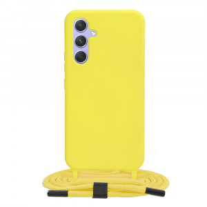 Husa telefon Samsung Galaxy A54 - Techsuit Crossbody Lanyard - Yellow - Img 1