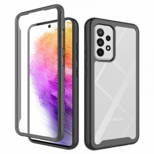 Husa telefon Samsung Galaxy A73 5G + Folie - Techsuit Defense360 Pro - Black
