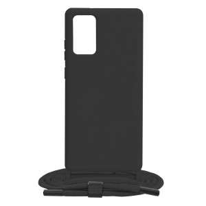 Husa telefon Samsung Galaxy Note 20 4G / Note 20 5G - Techsuit Crossbody Lanyard - Black - Img 1