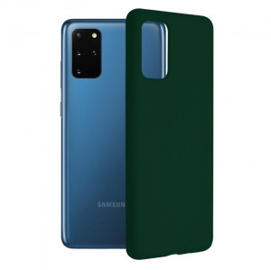Husa telefon Samsung Galaxy S20 Plus 4G / S20 Plus 5G - Techsuit Soft Edge Silicone - Dark Green - Img 1
