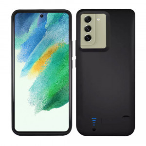 Husa telefon Samsung Galaxy S21 FE 5G cu Baterie de 5000mAh - Techsuit Power Pro - Black - Img 1