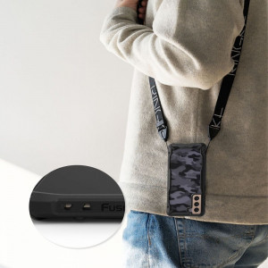 Husa telefon Samsung Galaxy S21 Plus - Ringke Fusion X Design - Camo Black - Img 3