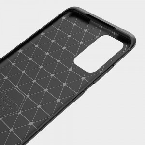 Husa telefon Samsung Galaxy S21 Ultra 5G - Techsuit Carbon Silicone - Black - Img 2
