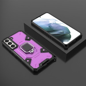 Husa telefon Samsung Galaxy S22 5G - Techsuit Honeycomb Armor - Rose-Violet - Img 3