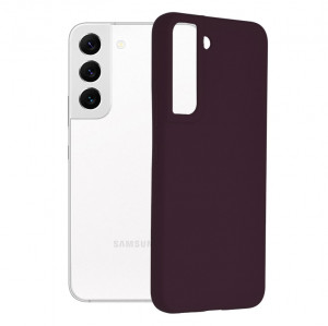 Husa telefon Samsung Galaxy S22 5G - Techsuit Soft Edge Silicone - Plum Violet - Img 1