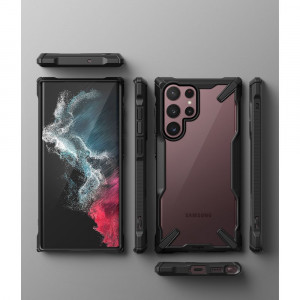 Husa telefon Samsung Galaxy S22 - Ringke Ultra Fusion X Design - Black - Img 3
