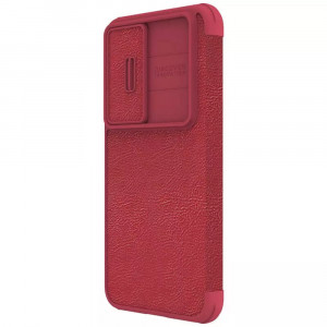 Husa telefon Samsung Galaxy S23 - Nillkin QIN Leather Pro Case - Red - Img 4