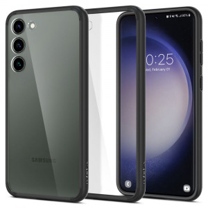 Husa telefon Samsung Galaxy S23 Plus - Spigen Ultra Hybrid - Matte Black - Img 1