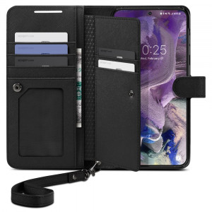 Husa telefon Samsung Galaxy S23 - Spigen Wallet S Plus - Black - Img 2
