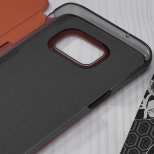 Husa telefon Samsung Galaxy S7 Edge - Techsuit eFold Series - Orange - Img 3
