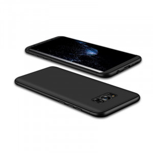 Husa telefon Samsung Galaxy S8 + Folie - GKK 360 - Black - Img 2