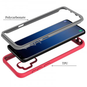 Husa telefon Samsung Galaxy S9 + Folie - Techsuit Defense360 Pro - Black - Img 2
