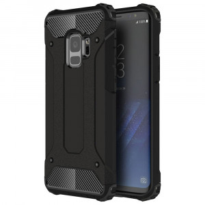 Husa telefon Samsung Galaxy S9 - Techsuit Hybrid Armor - Black - Img 1