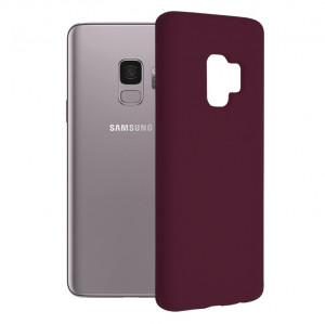 Husa telefon Samsung Galaxy S9 - Techsuit Soft Edge Silicone - Plum Violet - Img 1