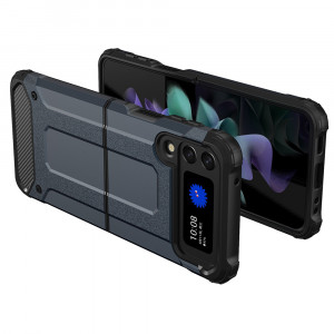 Husa telefon Samsung Galaxy Z Flip3 5G - Techsuit Hybrid Armor - Black - Img 3