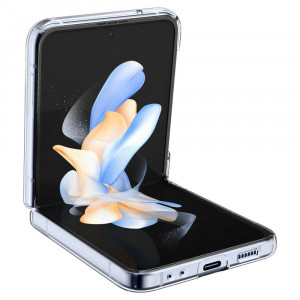 Husa telefon Samsung Galaxy Z Flip4 - Spigen Air Skin - Crystal Clear - Img 2