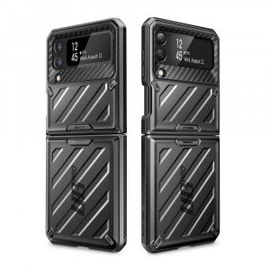 Husa telefon Samsung Galaxy Z Flip4 - Supcase Unicorn Beetle Pro - Black - Img 4
