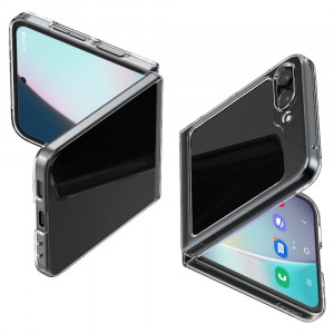 Husa telefon Samsung Galaxy Z Flip5 - Spigen Air Skin - Crystal Clear - Img 1
