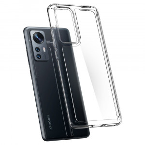 Husa telefon Xiaomi 12 / 12X - Spigen Ultra Hybrid - Crystal Clear - Img 4