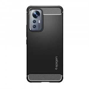 Husa telefon Xiaomi 12 Lite - Spigen Rugged Armor - Black - Img 3